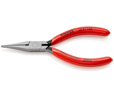 Product image for Knipex 135 mm Chrome Vanadium Steel Long Nose Pliers With 34mm Jaw Length