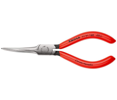 Product image for Knipex 160 mm Chrome Vanadium Steel Long Nose Pliers With 55mm Jaw Length