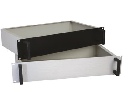 Product image for RS PRO, 1U Rack Mount Case, 44 x 483 x 250mm