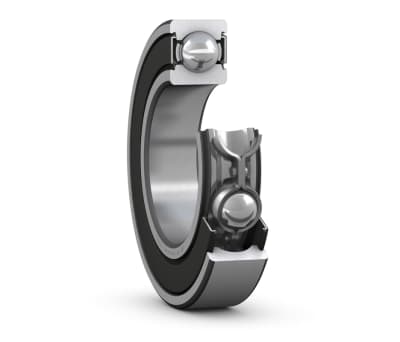 Product image for SKF Deep Groove Ball Bearing - Plain Race Type, 20mm I.D, 42mm O.D