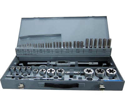 Product image for HSS steel metric tap & die set,M3-M20