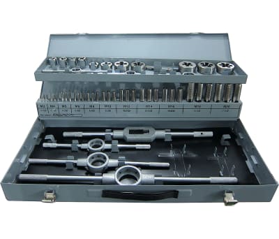 Product image for HSS steel metric tap & die set,M3-M20