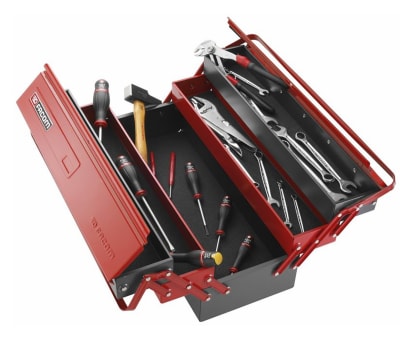 Facom Metal Tool Box, 560 x 220 x 238mm - RS Components Vietnam