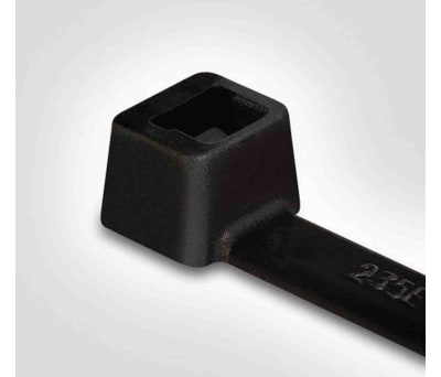 Product image for Black nylon cable tie 100x2.5mm