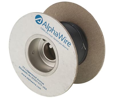 Alpha Wire EcoWire® Hook-Up/Lead Wire - 16 AWG 26 Stranded Conductor -  Tinned copper - 600V - Blue - 100 ft