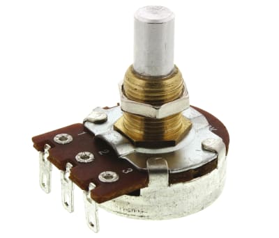 Product image for 24 mm Guitar Potentiometer, Plain,250K