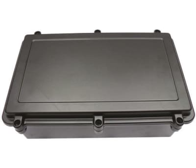 Product image for Shielded box, IP67, 262x182x90mm, black