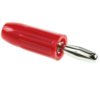 Product image for BANANA PLUG, 15 A, RED