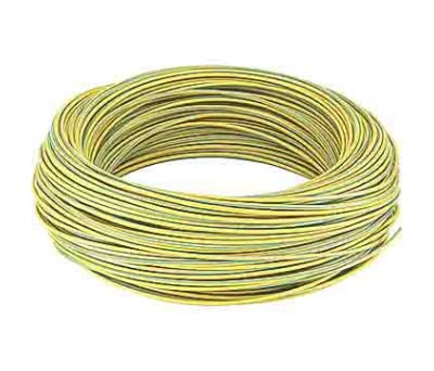 Product image for H07Z-K LSZH green/yellow 2.5mm cable