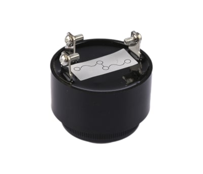 Product image for Moflash AE20M Black Single Tone Buzzer, 230 V, 95dB at 1 Metre, Panel Mount, IP55
