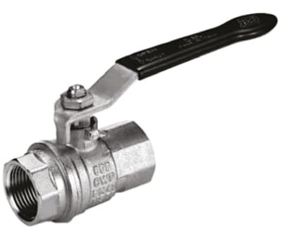 Product image for RS PRO Brass High Pressure Ball Valve 1/2 in BSPP 2 Way