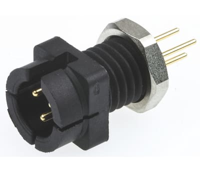 Product image for Socket rear fastened dip solder 3-way M