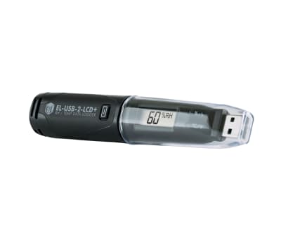 Product image for DATALOGGER,USB,TEMP/RH,HIGH SPEC,LCD