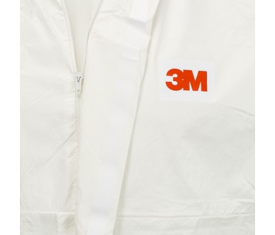 Product image for 3M 4545 White Protective Coverall, L