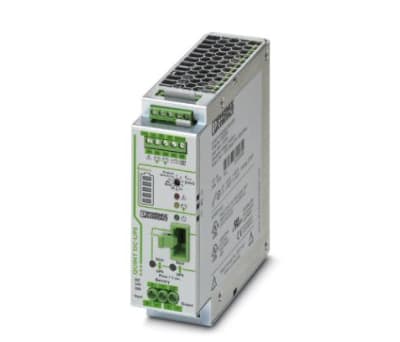 Product image for Phoenix Contact DIN Rail UPS Uninterruptible Power Supply, 24V dc Output, 480W - DC