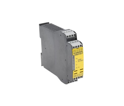 Product image for Schmersal PROTECT 24V Safety Relay - Single or Dual Channel With 3 Safety Contacts , 1 Auxiliary Contact, Automatic