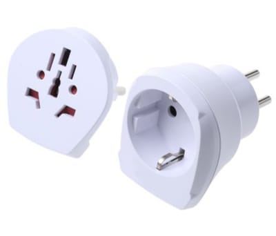 Product image for WORLD TO EURO & ISRAEL ADAPTER PLUG