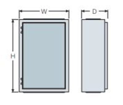 Product image for SR2 STACKED ENCLOSURE,400X400X200MM