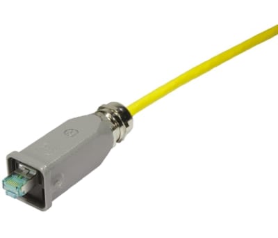 Product image for HAN 3A METAL RJ45 GIGALINK CAT6A IP65/67