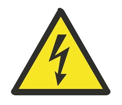 Product image for Electric Flash Symbol, 25x25mm