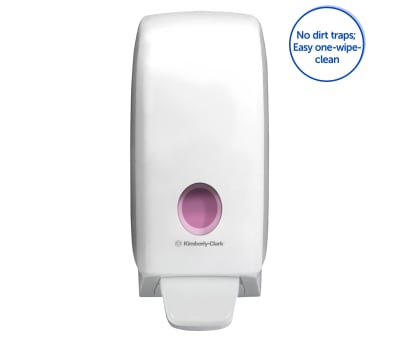 Kimberly Clark 1000ml Wall Mounted Soap Dispenser for Aquarius, Kimcare,  Kleenex