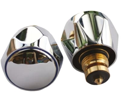 Product image for GLOBO Chome Plated Metal Tap Tops