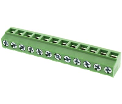 Product image for 12 way PCB terminal block 5.08mm