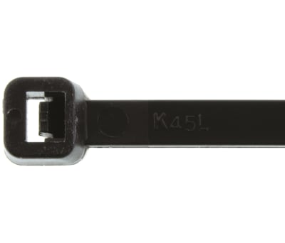 Product image for Cable Tie 203x4.6 Black heat stabilised