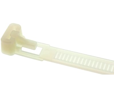 Product image for Cable Tie 250x7.6 Natural releasable