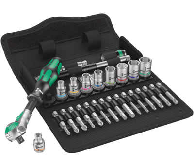 Product image for ZYKLOP SPEED RATCHET SOCKET 28PC SET 1/4