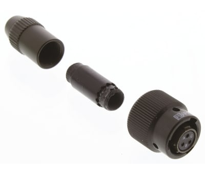 Product image for Plug with cable gland 3 way skt contacts