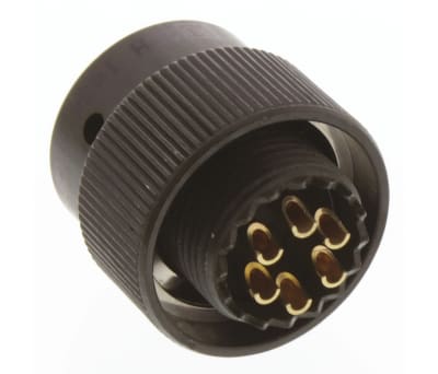 Product image for GROUNDING PLUG, 6 WAY SOCKET CONTACTS