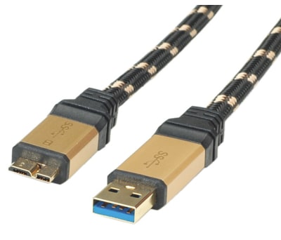 Product image for ROLINE GOLD USB3.0 CABLE A-MICROB MM