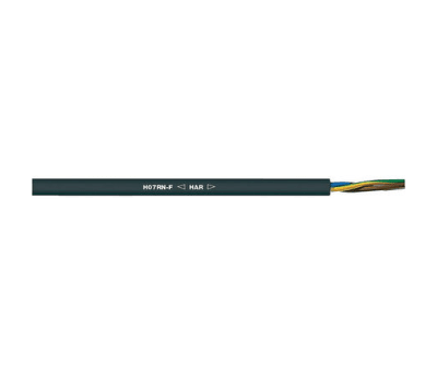 Product image for H07RN-F 4 core 2.5mm rubber cable 50m