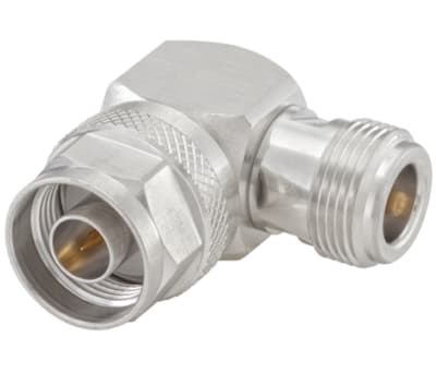 Product image for Right Angle 50Ω Adapter N Plug to N Socket 11GHz