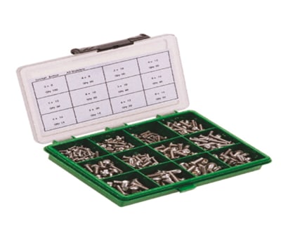 Product image for A4 cap head socket screw kit M6-M12