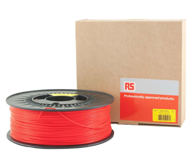 Product image for RS Red PLA 1.75mm Filament 1kg