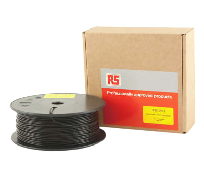 Product image for RS Black ABS 1.75mm Filament 300g