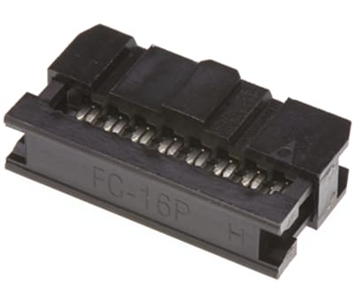 Product image for SOCKET, IDC, 2.54MM, 16WAY