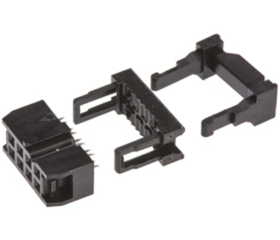 Product image for SOCKET, IDC, S/RELIEF, 2.54MM, 8WAY