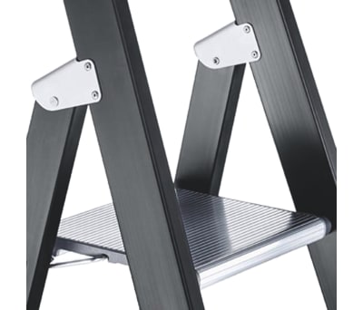 Product image for Zarges Aluminium 8 steps Step Ladder, 2.12m platform height