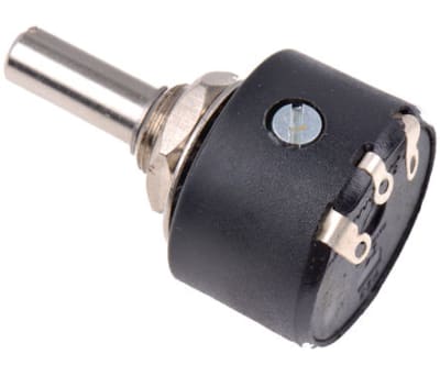 Product image for POTENTIOMETER 6.35MM WIREWOUND 100R 1W