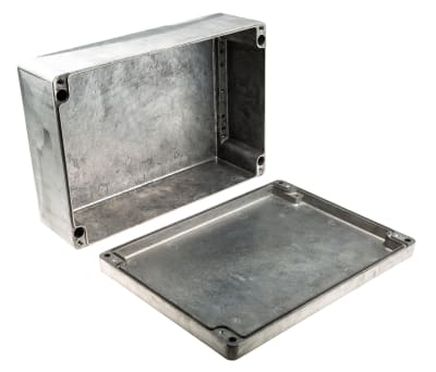 Product image for RS PRO Unpainted Die Cast Aluminium Enclosure, IP66, 330 x 230 x 110mm