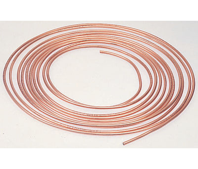 Product image for Annealed copper tube,3m L x 1/2in OD