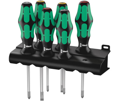 Product image for SCREWDRIVER SET SL/PH/PZ 6PC