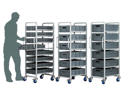 Product image for 6 Tier Euro Container Trolley