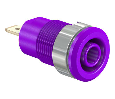 Product image for 4mm system safety socket, violet