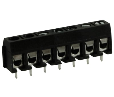 Product image for 5mm PCB terminal block, low profile, 7P