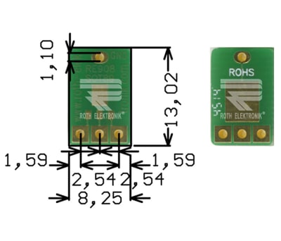 Product image for RE908 ADAPTER SOT 89