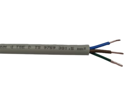 Product image for NYM-J 3 Core 2.5mm Cable 100m